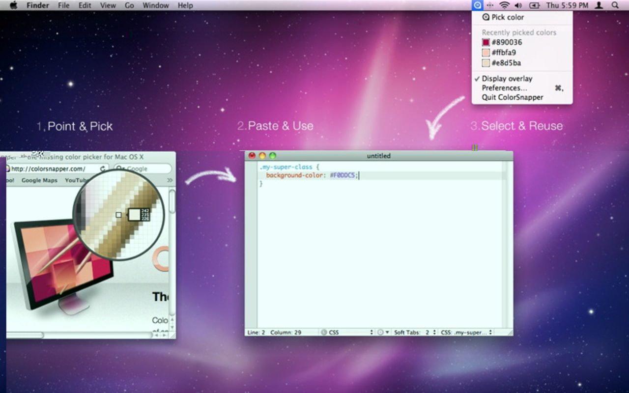 Färgpipett för OS X
