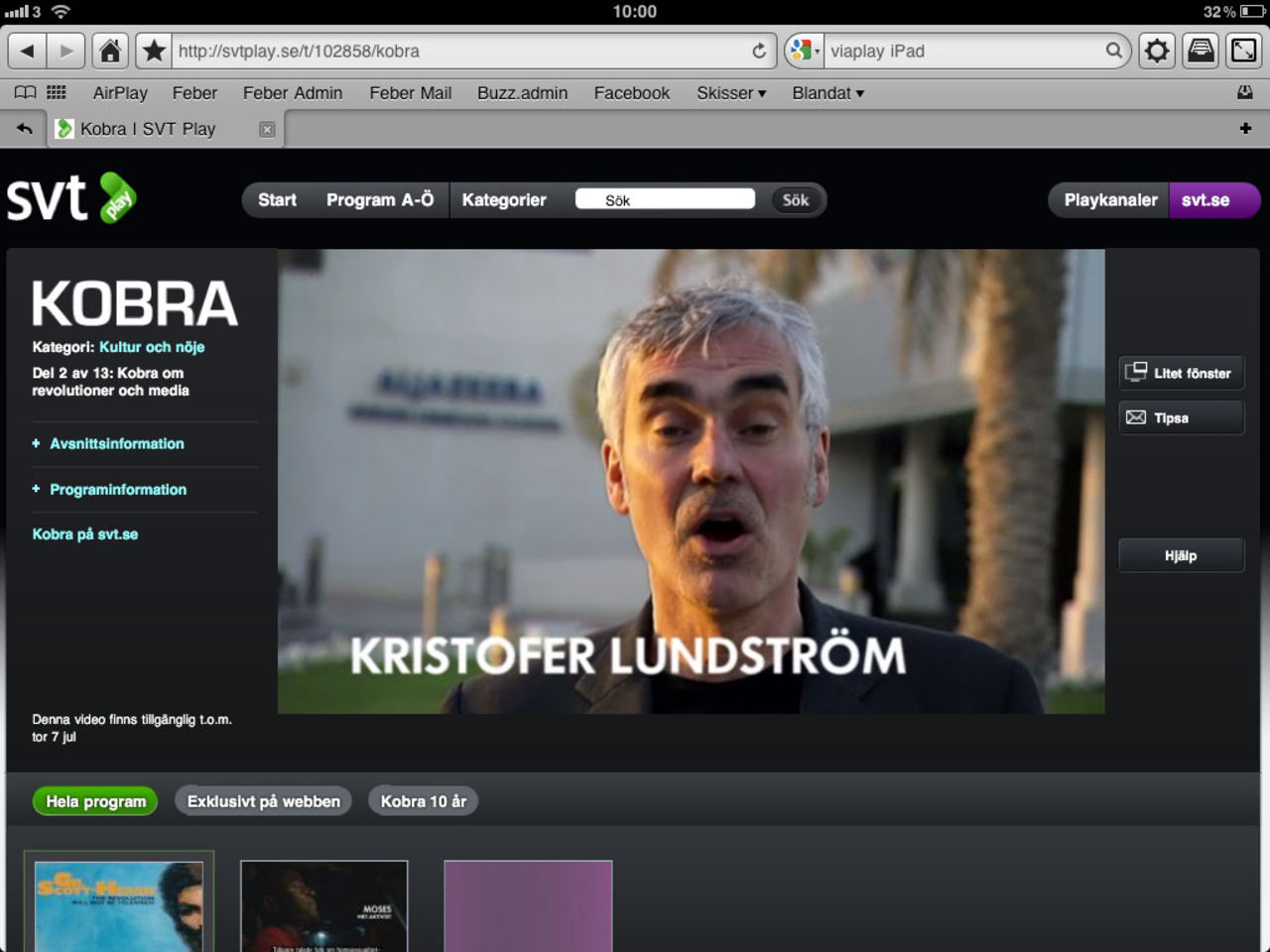 SVT Play stödjer AirPlay