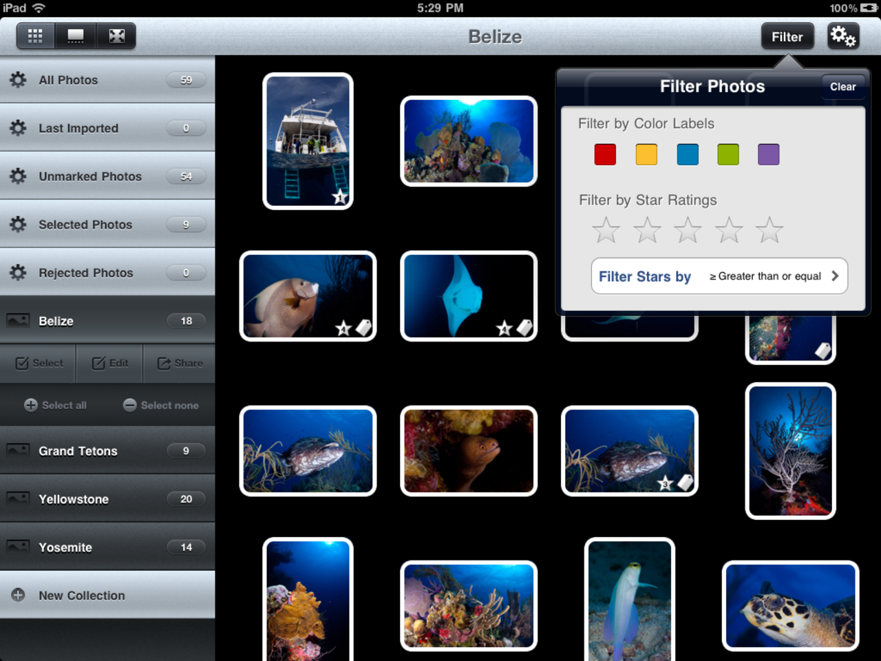 Photosmith är ett Lightroom för iPad