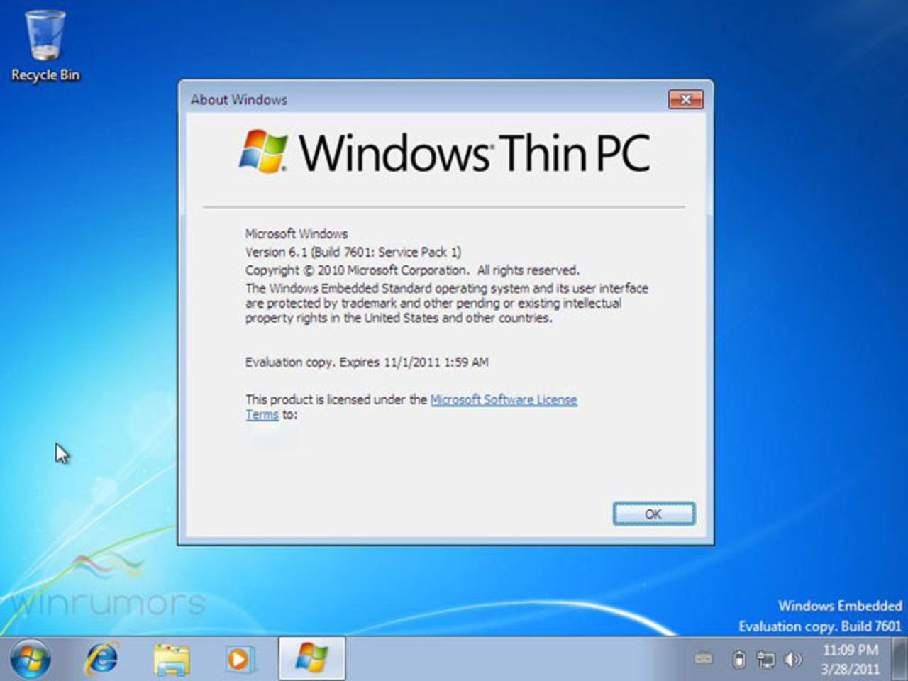 Microsoft Windows Thin PC
