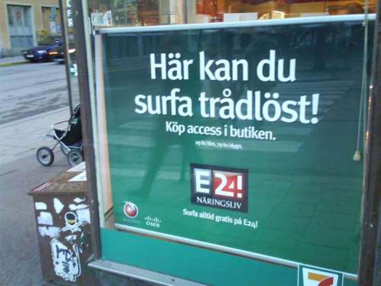 Trådlöst surf på 7-Eleven för 7-Nine