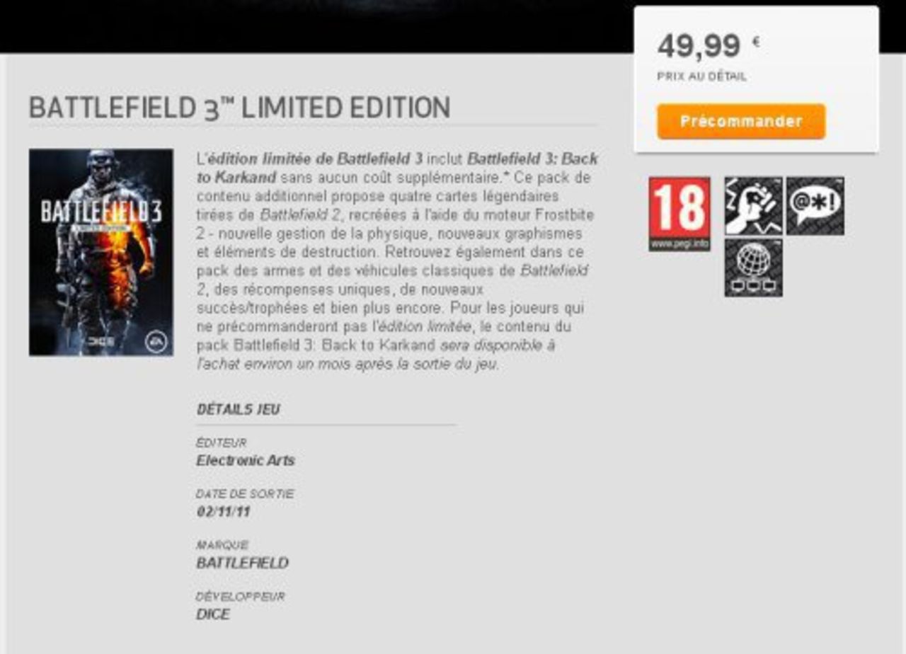 Battlefield 3 släpps 2 november?