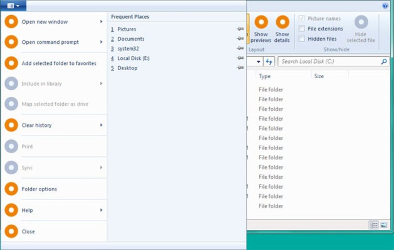 Bilder på Windows 8