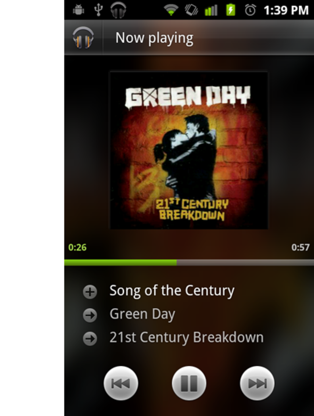 Android Music 3.0 läcker ut