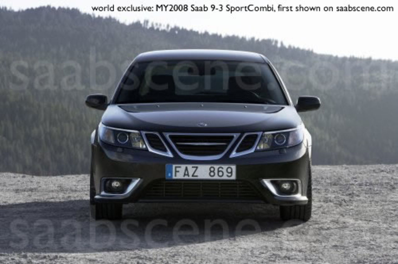 Faceliftade Saab 9-3 avslöjad