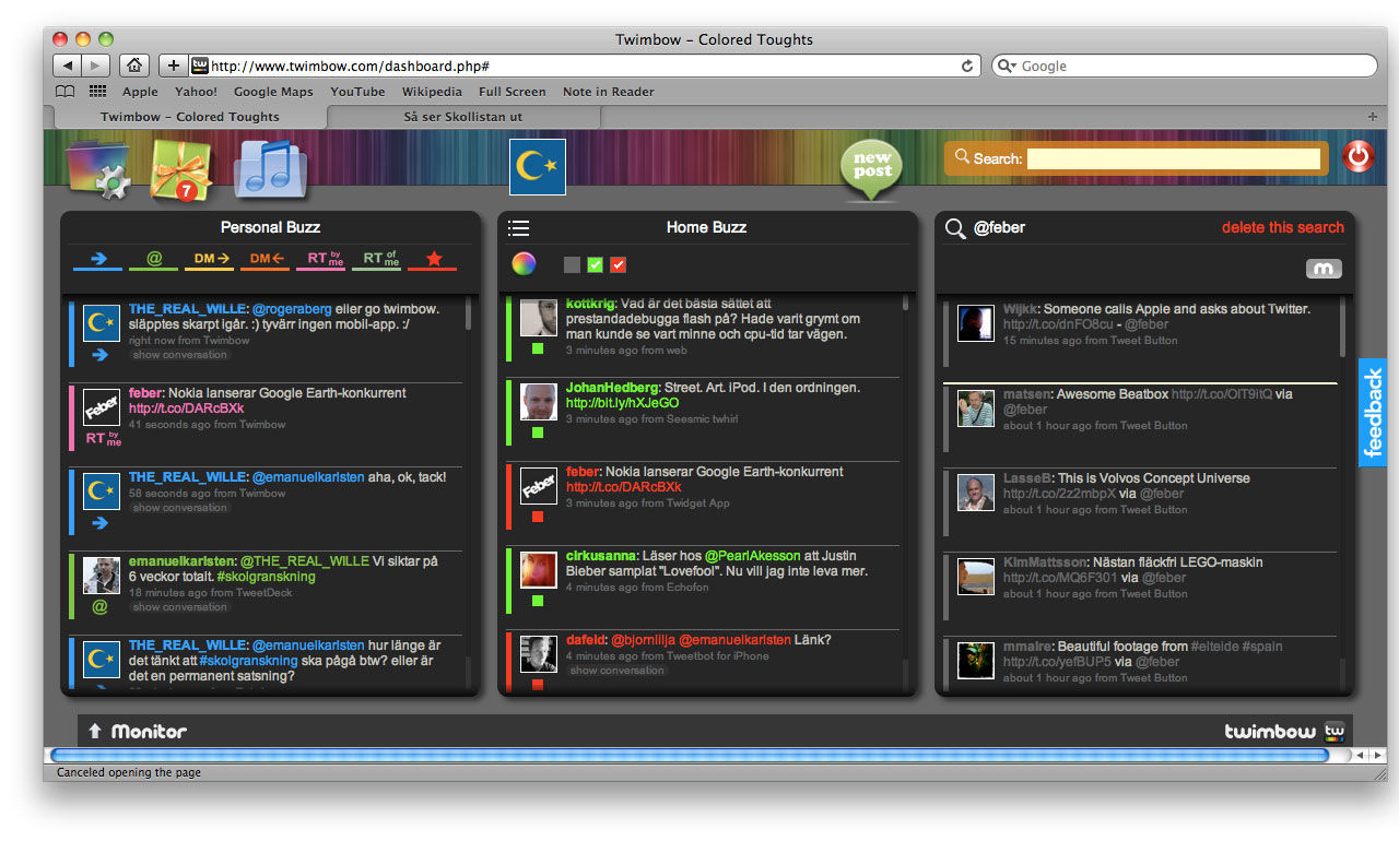 Twitter-klienten Twimbow släppt i 1.0-version