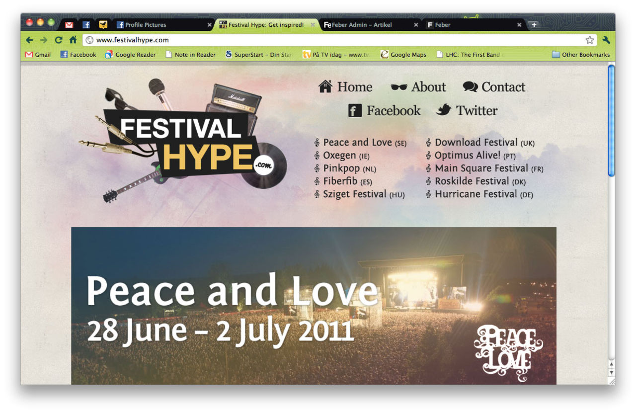 Håll koll på sommarens största festivaler med FestivalHype