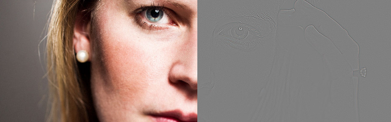 Skärp upp med högpass