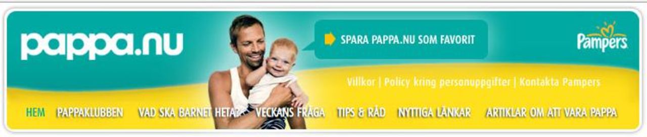 Pampers för pappor