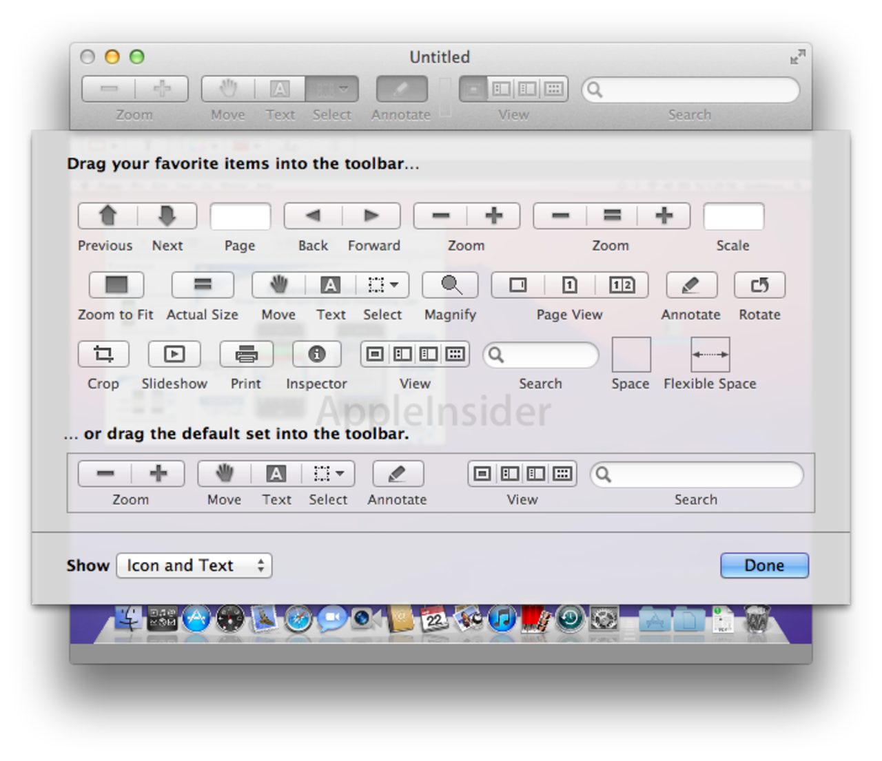 Lion förhandsgranskar Office-filer