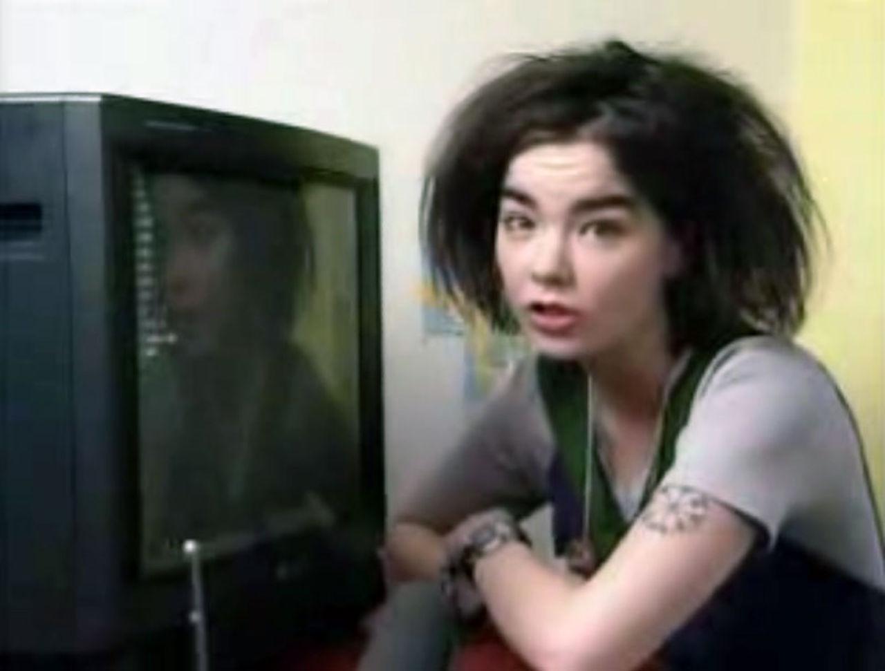 Björk förklarar TVn