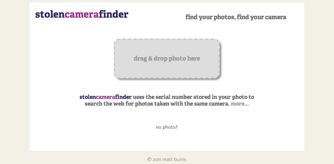 Hitta din stulna kamera