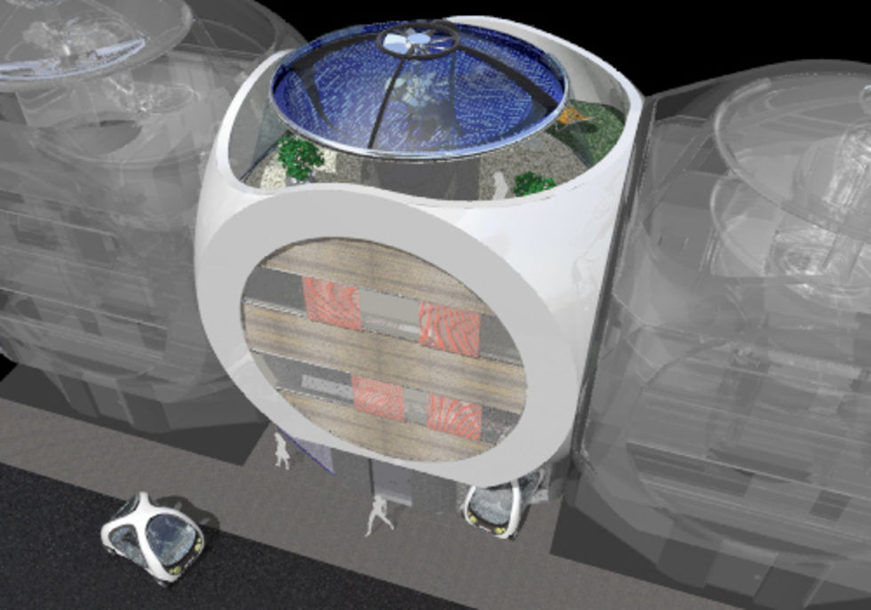 Framtidens boende The Dice house. Intressant arkitektur. Feber / Hem