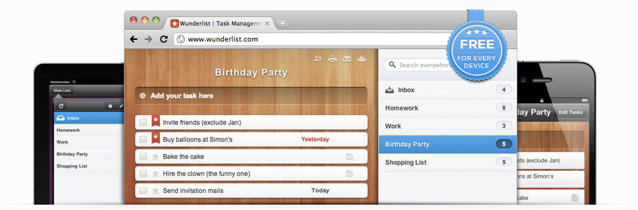 Wunderbar lista att komma ihåg