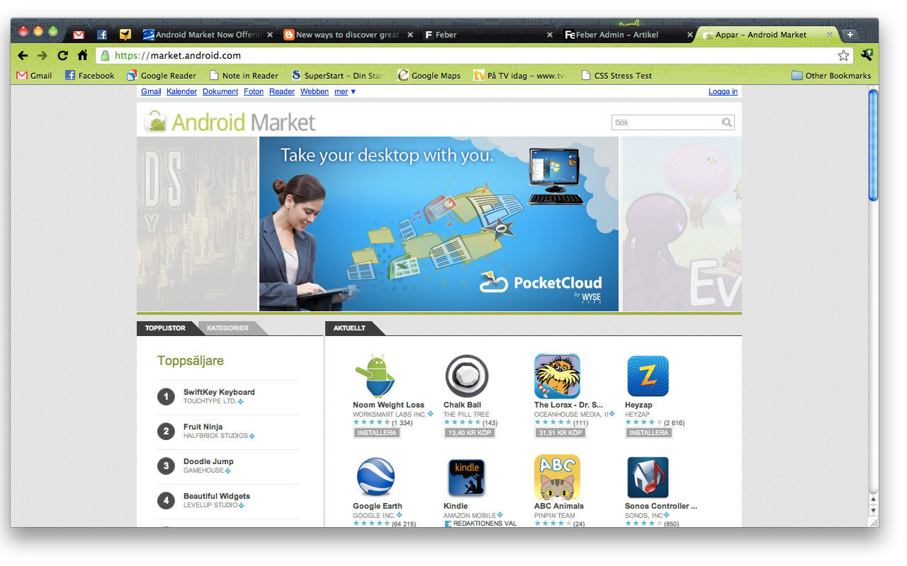 Nu blir det enklare att hitta intressanta appar i Android Market