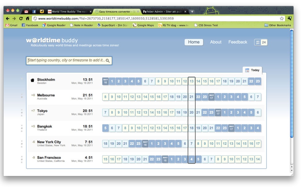 Håll koll på världstiden med Smidigt sätt att hålla