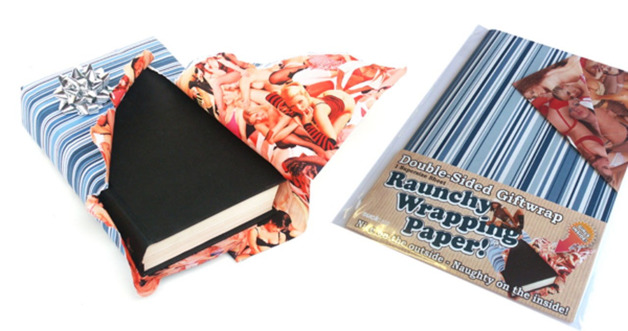 Randigt papper med överraskning