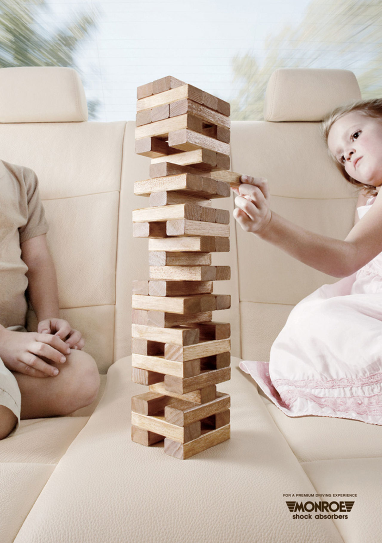 Jenga i bilen
