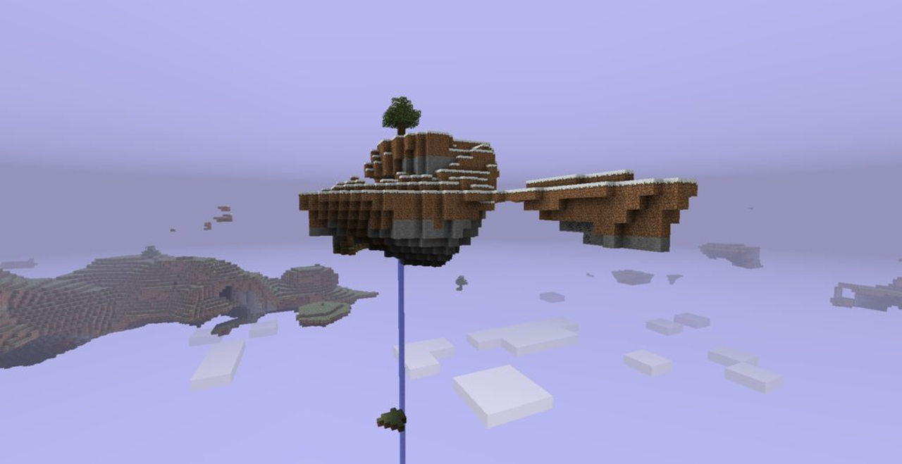 Minecraft tar till skyarna