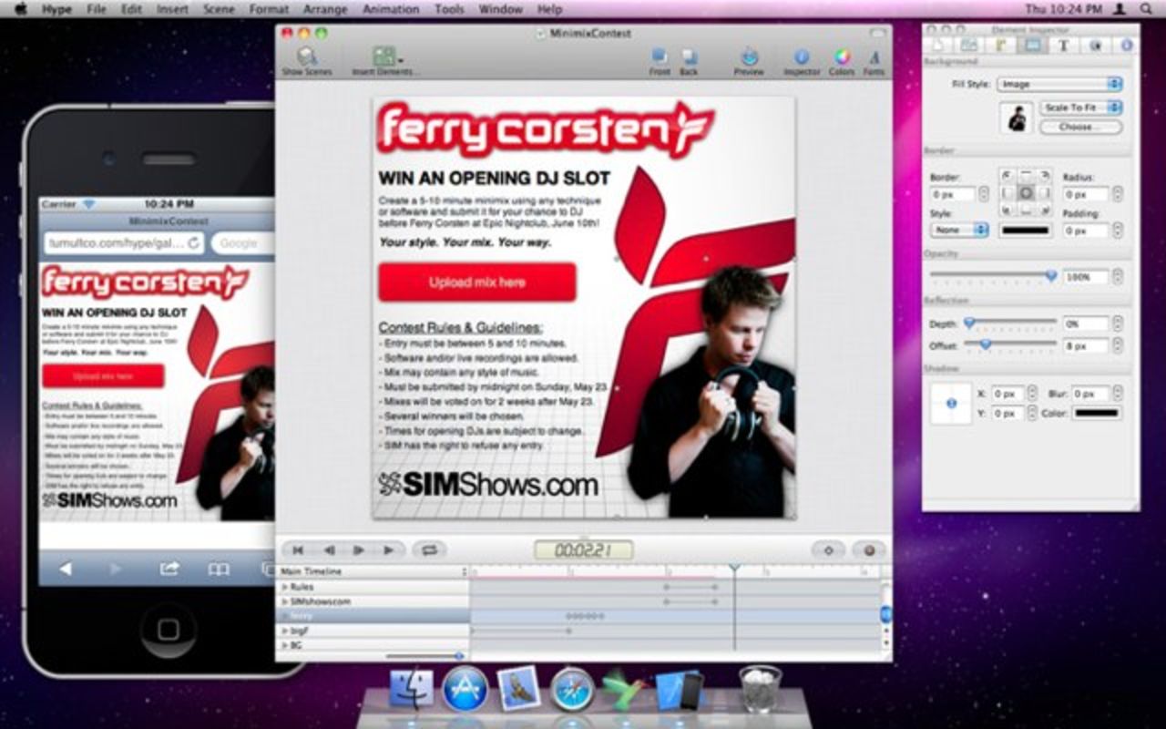 Hype - gör HTML5-animationer på Mac