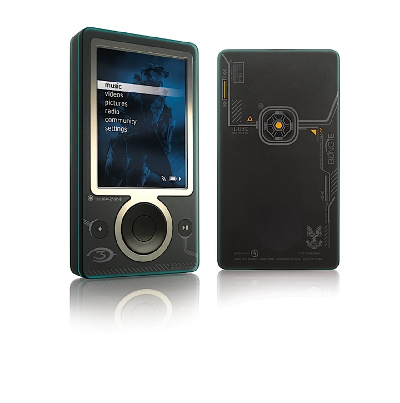 Zune med Halo 3-tema