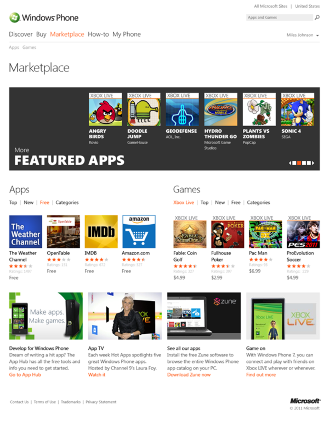 Windows Phone Marketplace får en webbversion