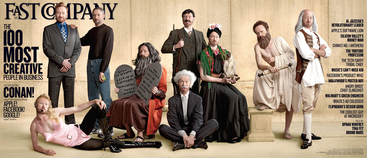 Conan som Steve Jobs