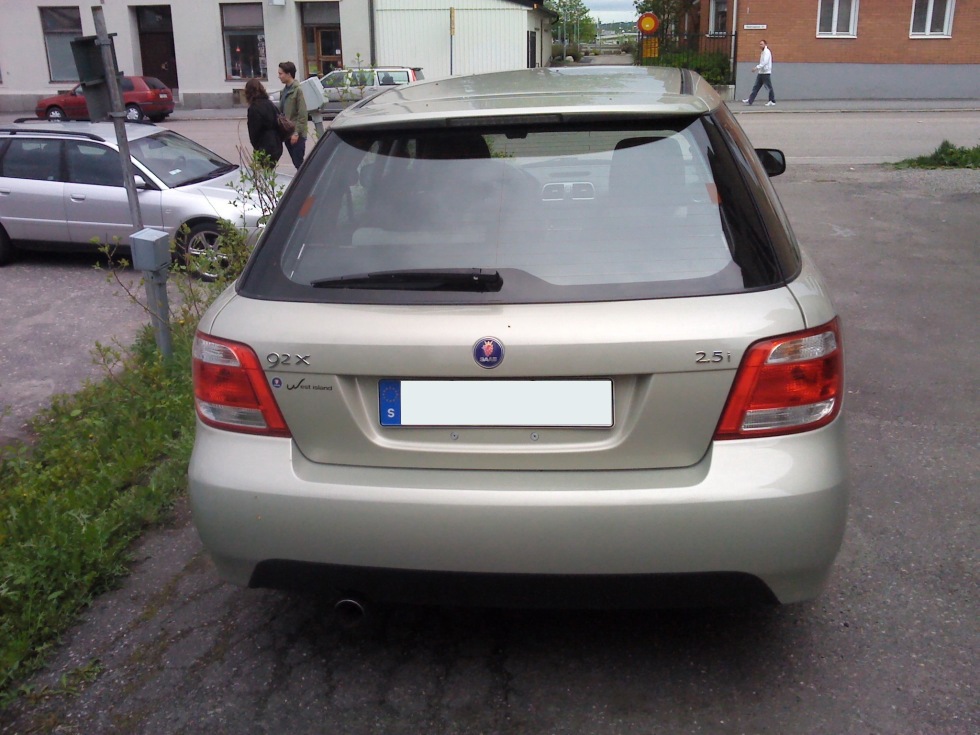 Saab 9-2X hittad i Sundsvall