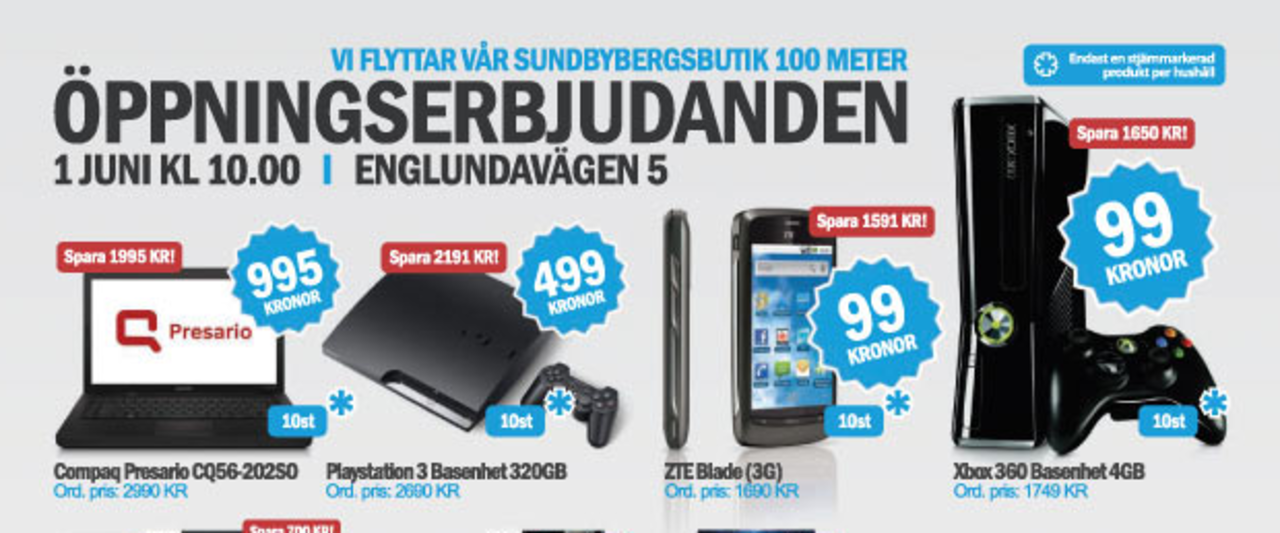 Xbox 360 för 99:-
