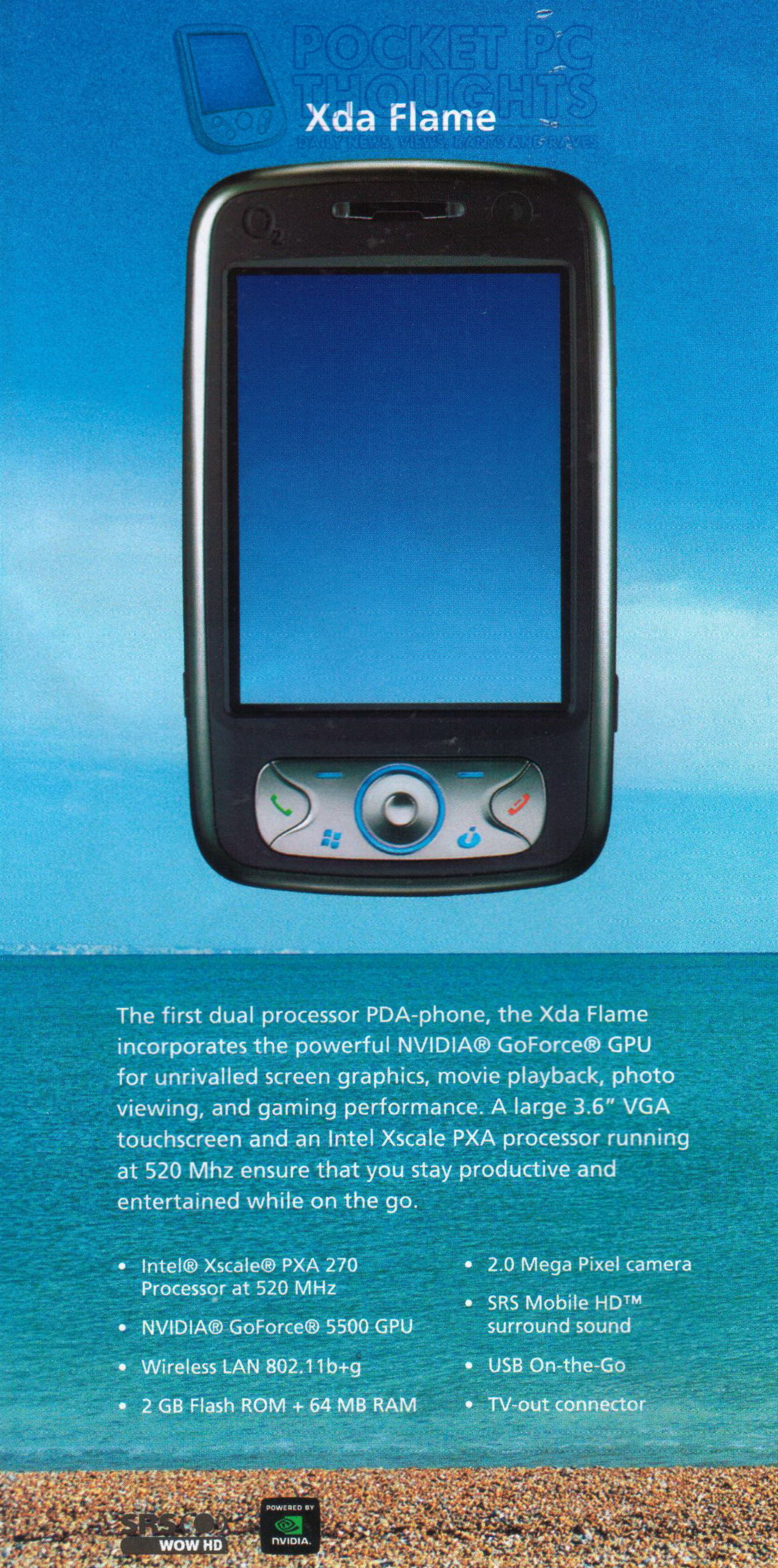 EXKLUSIVT: Supersmartphonen O2 XDA Flame!