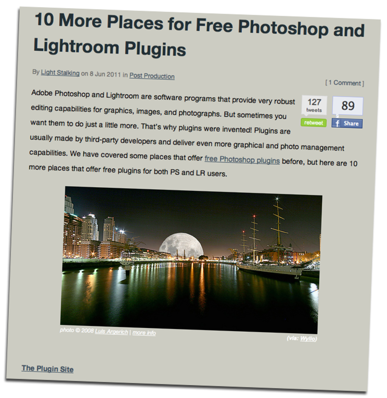Gratispluggar för Lightroom och Photoshop