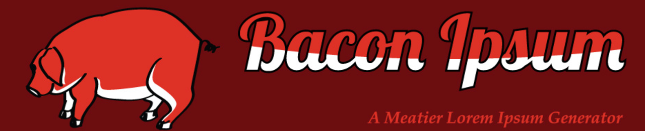 Bacon Ipsum - för dig som tröttnat på den vanliga utfyllnadstexten