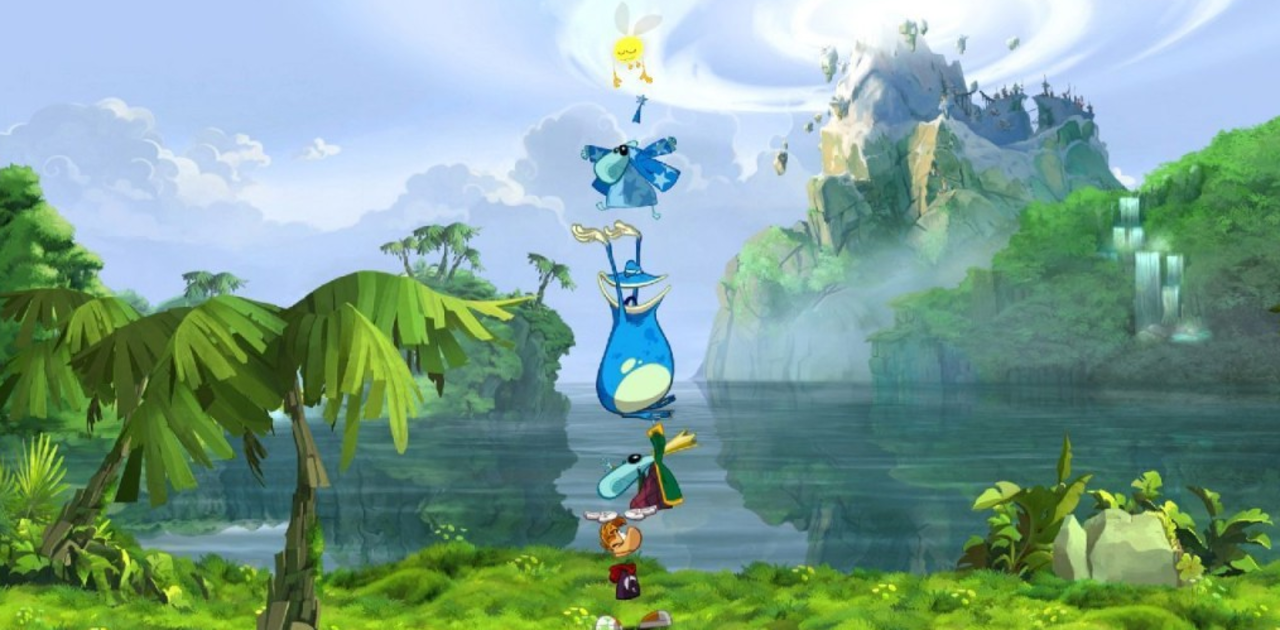 Granna bilder från Rayman Origins