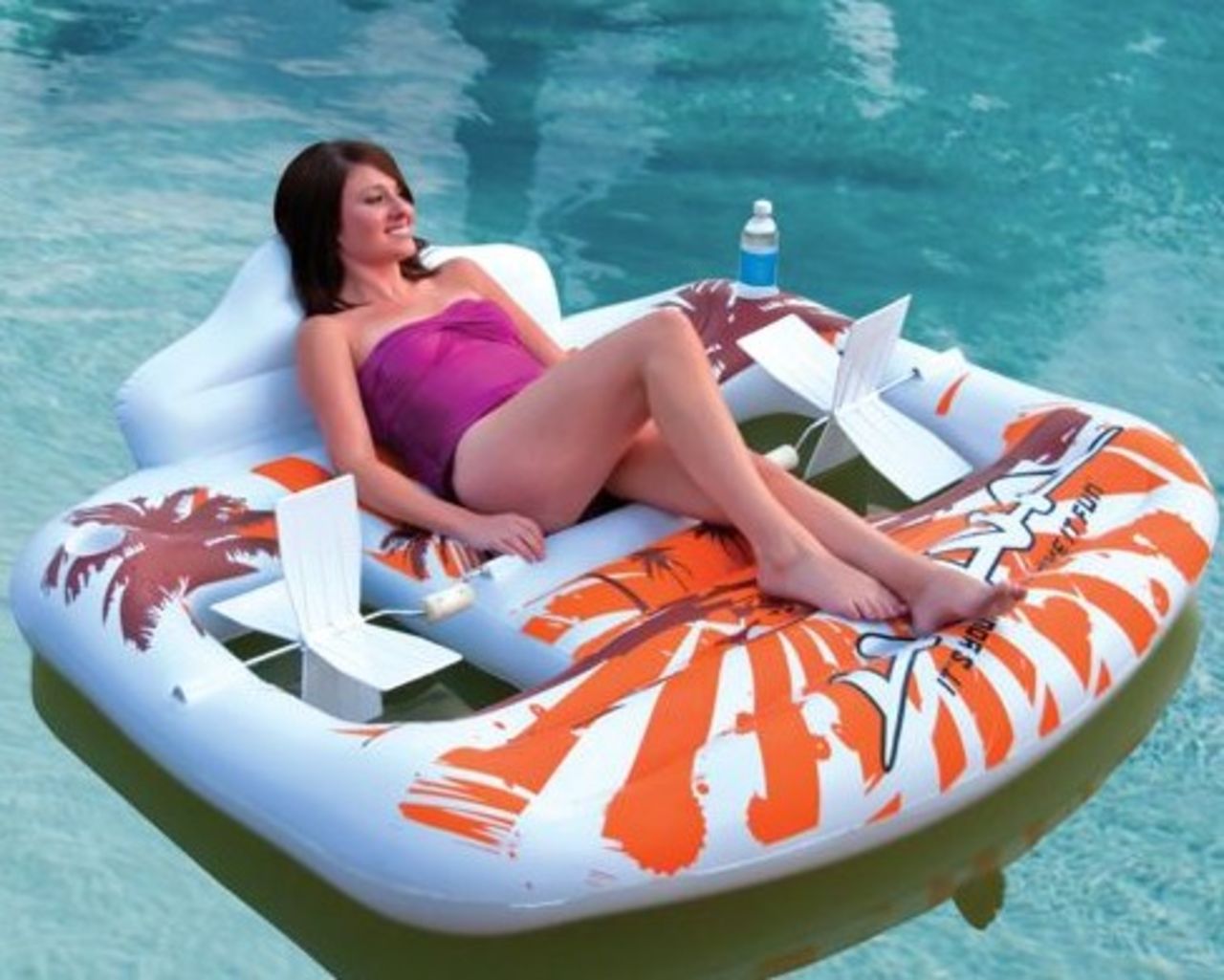 Handvevad uppblåsbar flotte