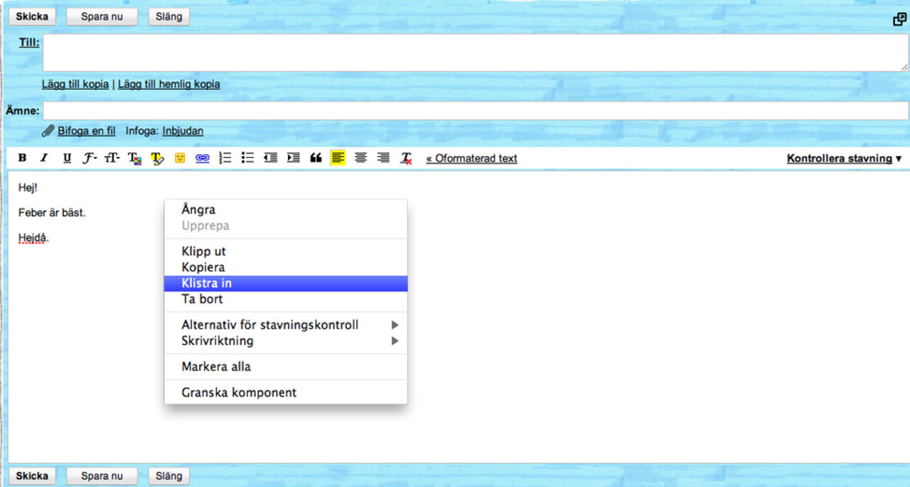 Nu kan du klippa och klistra in bilder direkt i Gmail