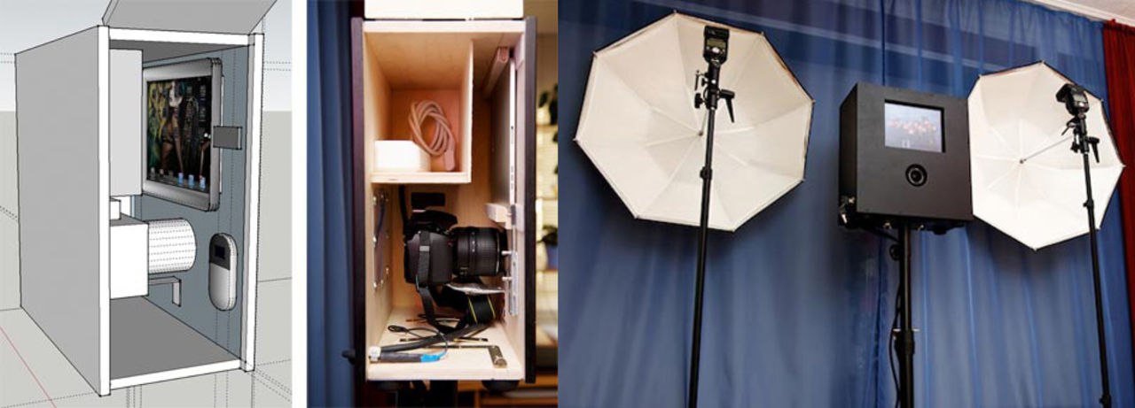 Snygg fotobås-lösning