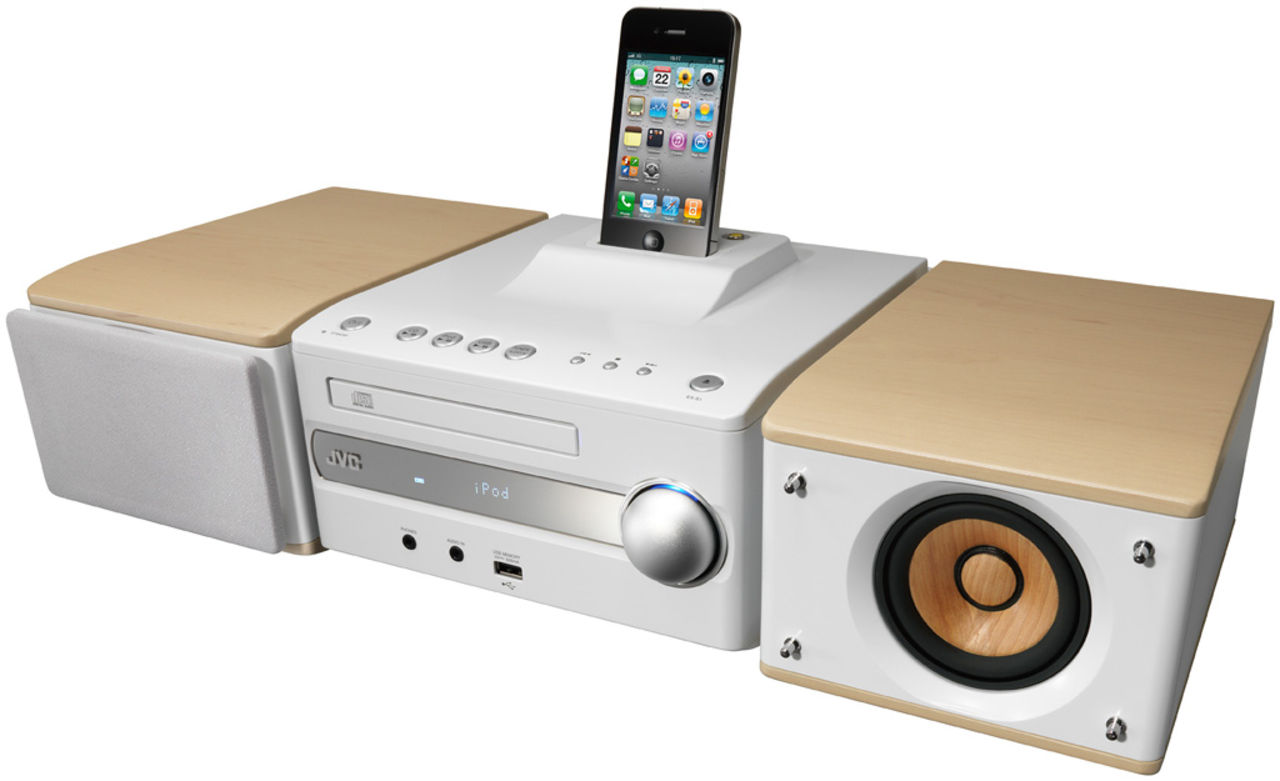 Nytt kompaktsystem från JVC med iPhone-docka