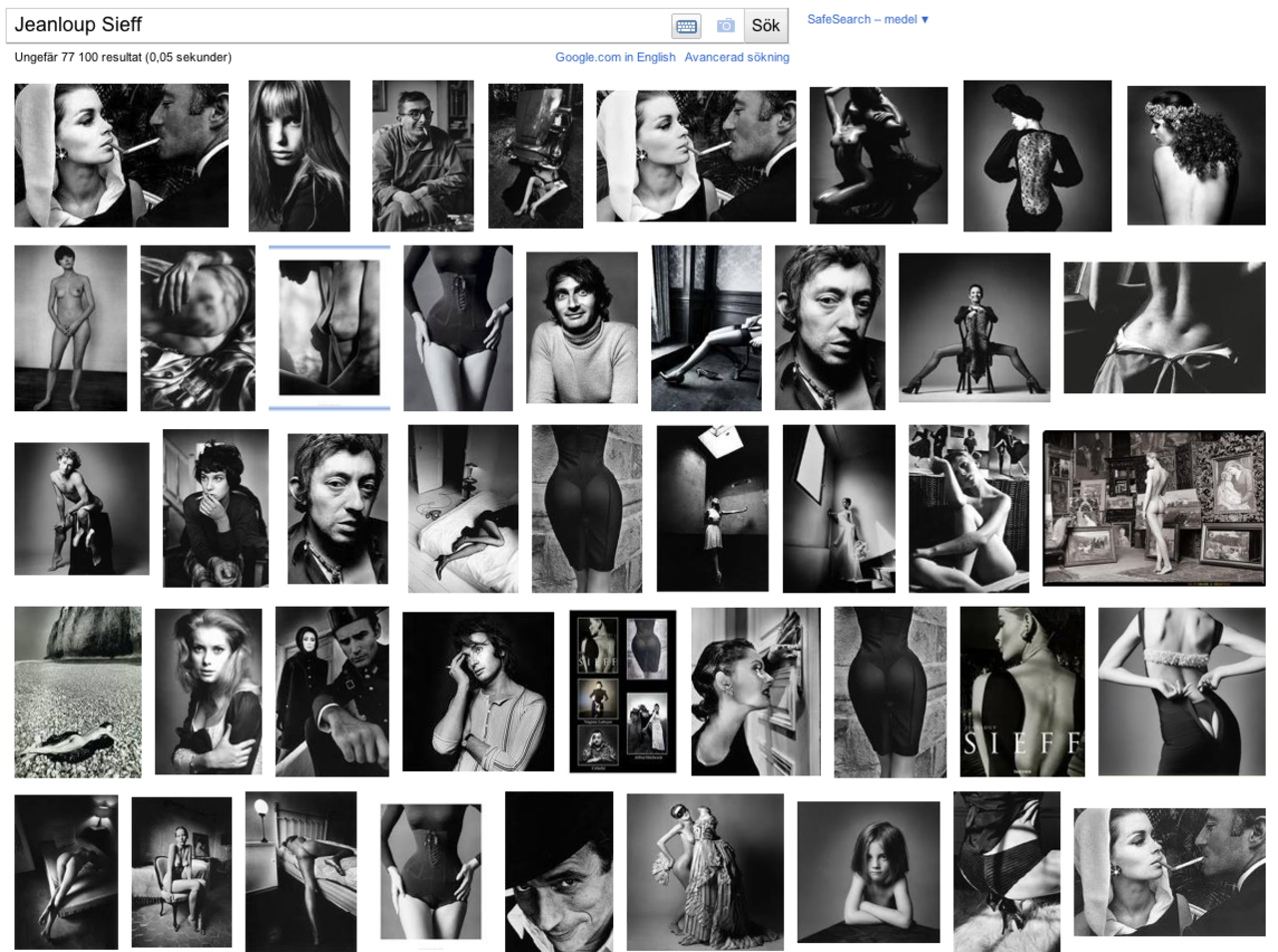 60 porträtt signerade Jeanloup Sieff