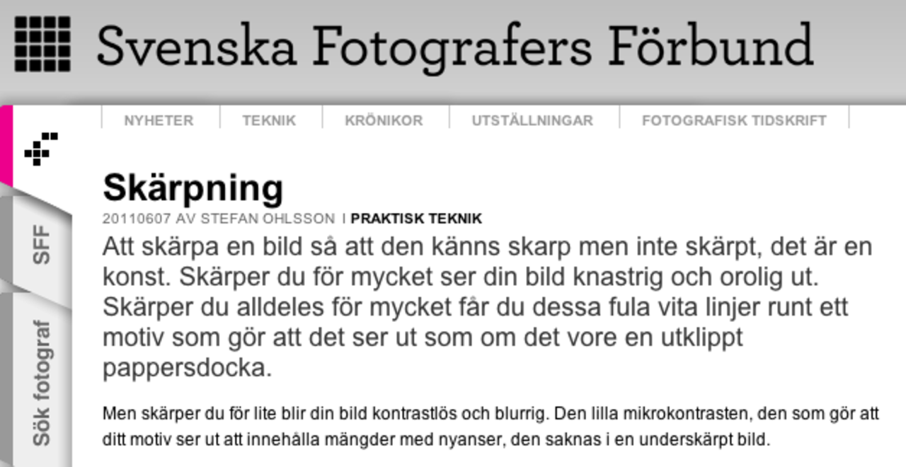 Lite mera skärpning