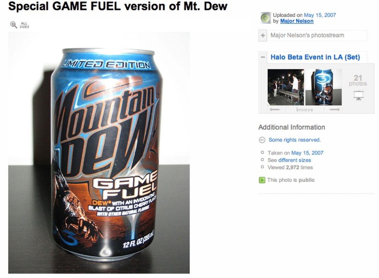 Halo 3 invaderar Mountain Dew