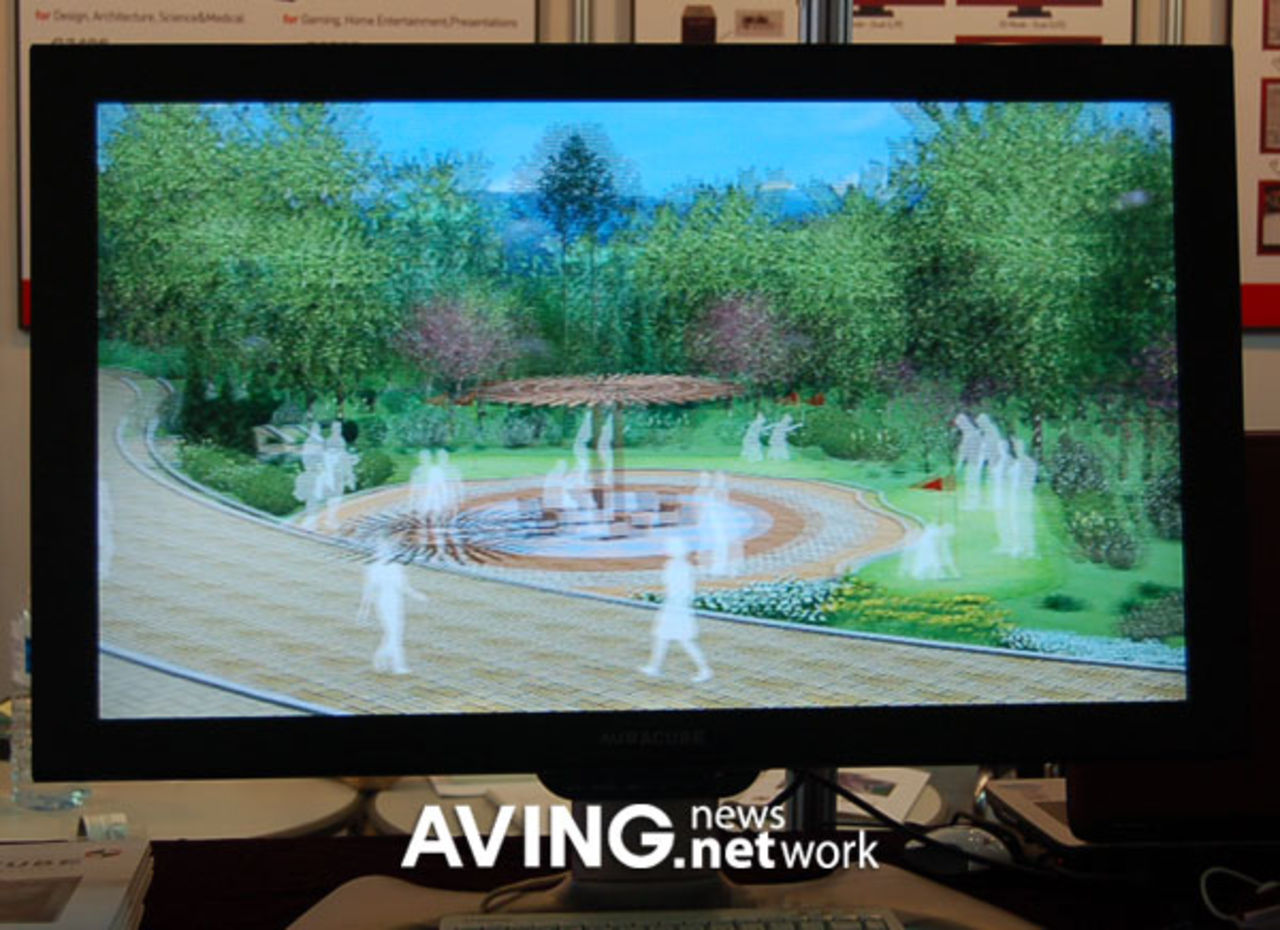 3D-skärm på 32 tum från Sydkorea