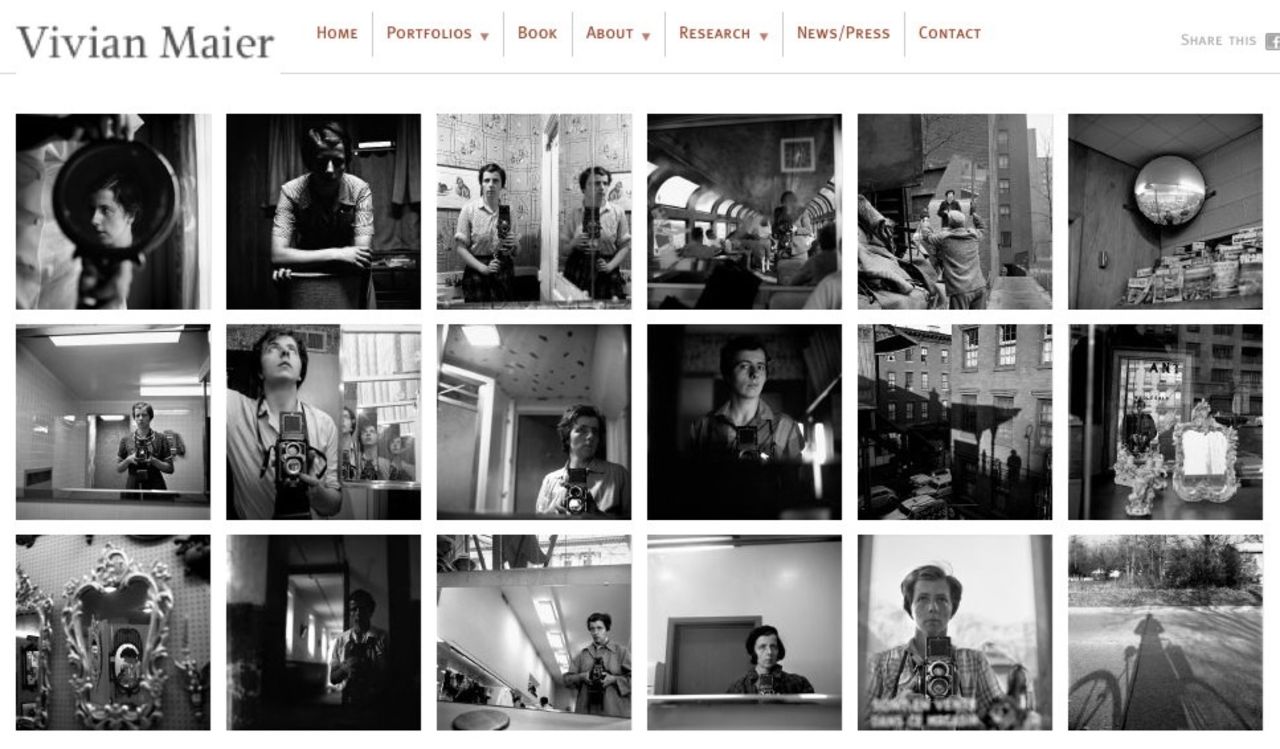 Självporträtt av Vivian Maier