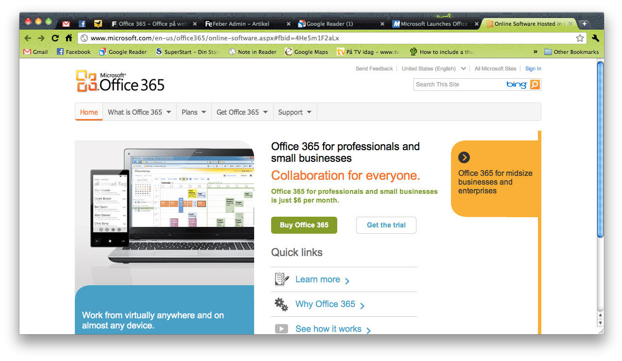 Office 365 släpps officiellt idag