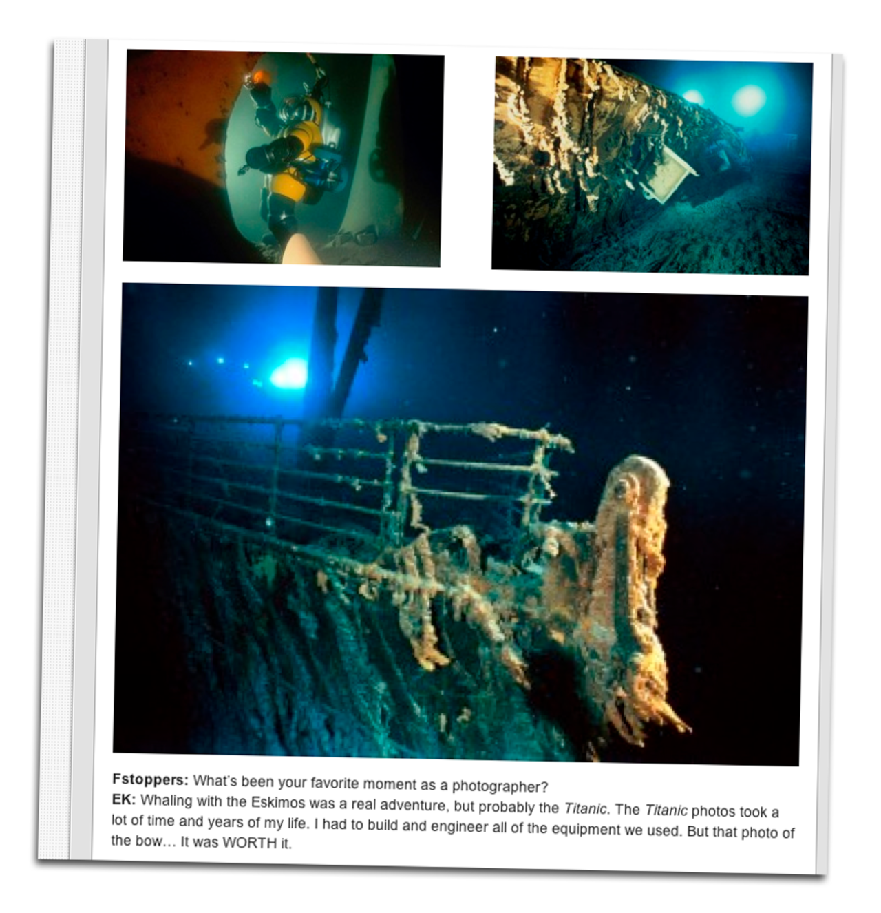 Hur man ljussätter Titanic