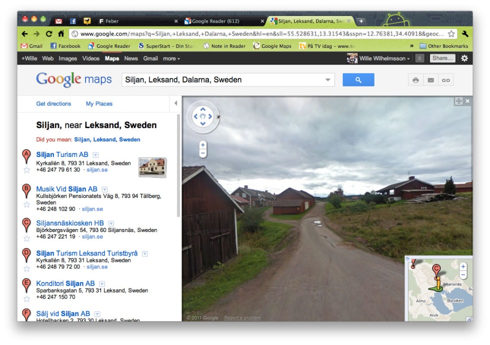 Mera Street View på Google Maps i Sverige. Gatubilder från Rättvik ...