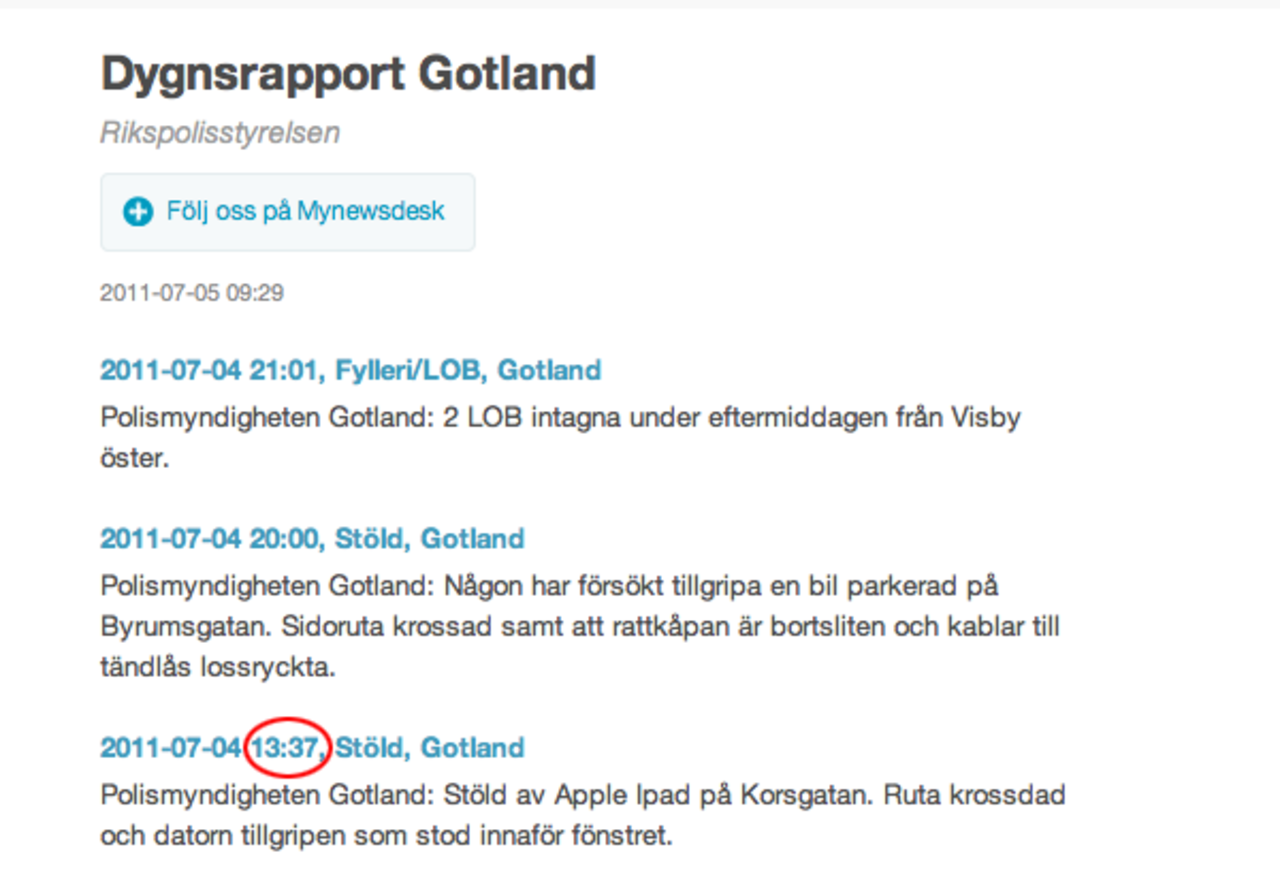 iPad-tjuvarna vet när man ska hålla sig framme