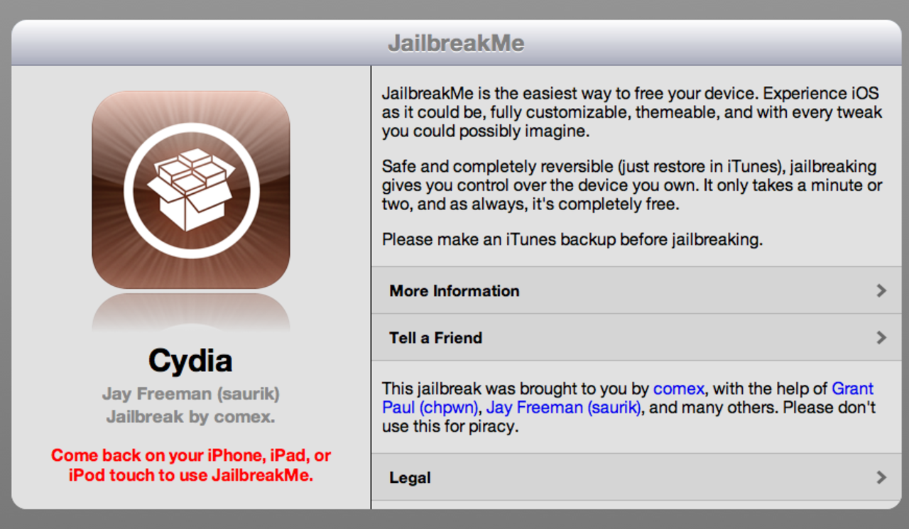 iPad 2 jailbreakad