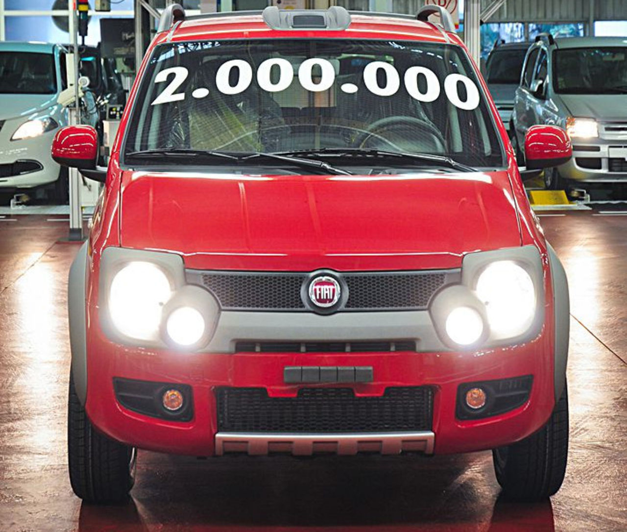 Fiat har byggt 2 miljoner exemplar av andra generationen Panda