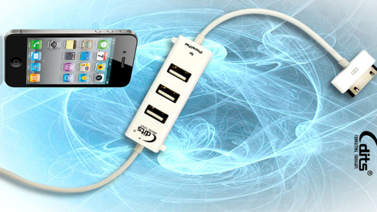 iPhone-sladd som även fungerar som USB-docka