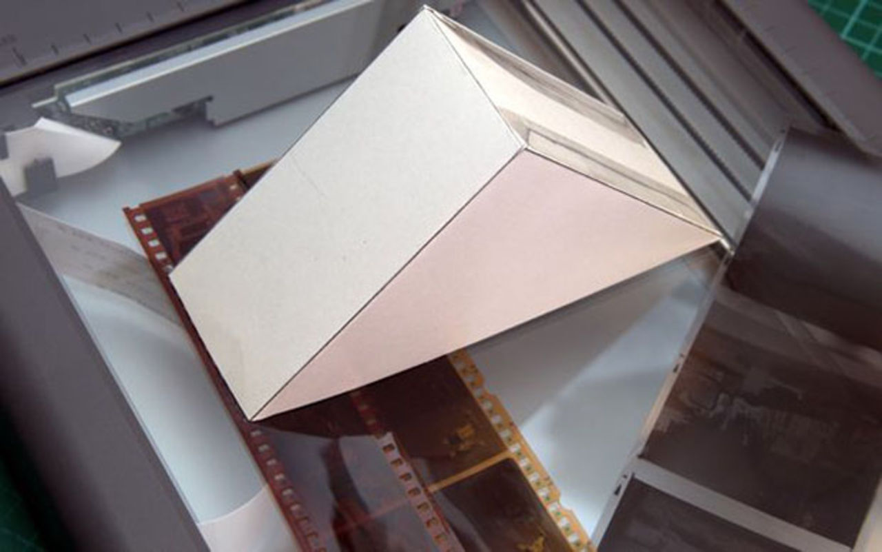 Scanna negativ med vanlig pappersscanner